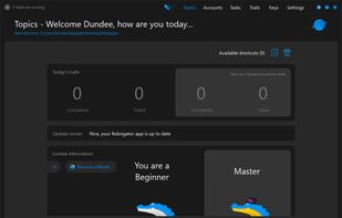 Monitoring - Everything at a glance with Shortcuts to start your favorite automation Tasks right from the start screen.