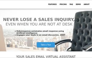 Roboresponse.com screenshot 1