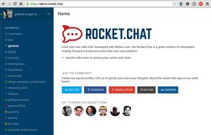 Rocket.Chat screenshot 1