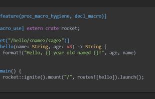 Rocket web framework screenshot 1