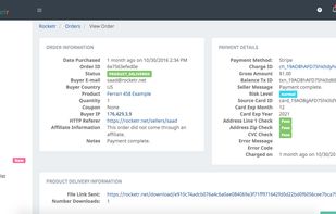 Example of order view