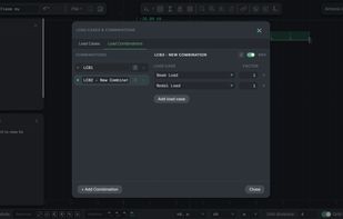 Combination panel. Dark theme.
