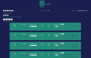 Main UI for RoEx Automix