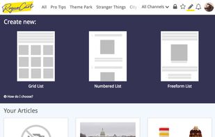 Sign up to choose from list templates and get started creating a list.