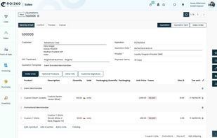 ROI 360 CRM Activities and Quotations