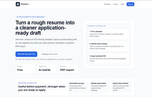 RoleArc screenshot 1