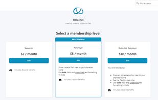 Rolechat screenshot 1