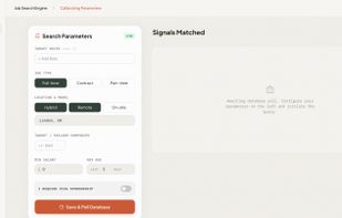 Job search engine (AI curated, several APIs)