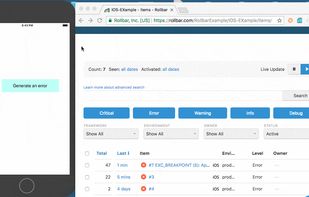 Rollbar screenshot 1