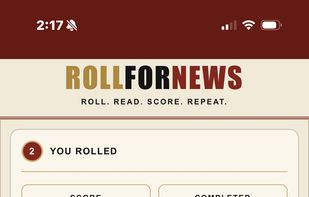 RollforNews screenshot 2