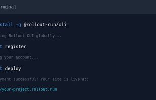 Rollout screenshot 1