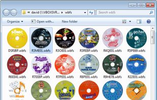 Icons for Wii disc images
