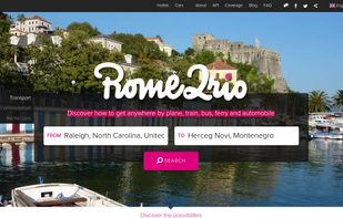 Rome2rio screenshot 1