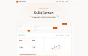 Roofing Calculator screenshot 1