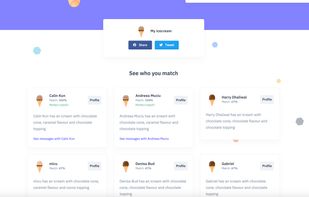 Find your perfect matches and send them a message!