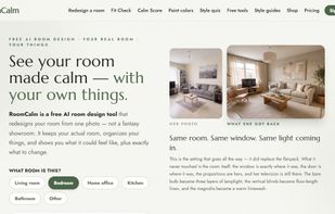A real before and after. Same room, same window, same light - the furniture, proportions and television are the ones already in the room.
