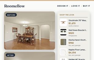 Dining room makeover with a full Shop the Look — real furniture you can actually buy.