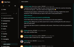 Roomy: toggling the channel view