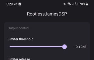 RootlessJamesDSP screenshot 1