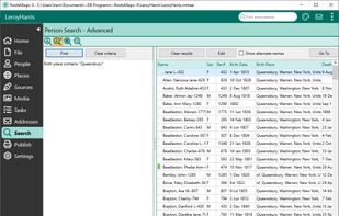RootsMagic screenshot 1