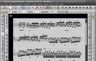 Rosegarden screenshot 1