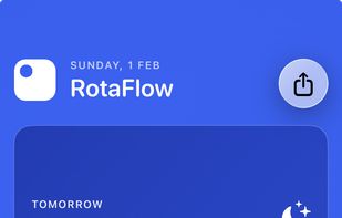 RotaFlow Main Screen