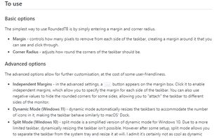 RoundedTB screenshot 1