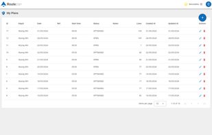 Routeplan - My plans