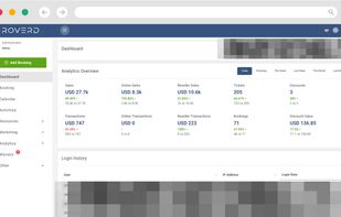 Booking Overview in Roverd