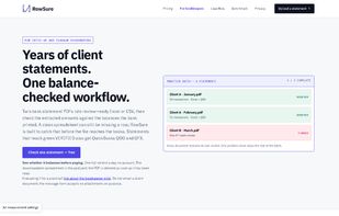 RowSure screenshot 2