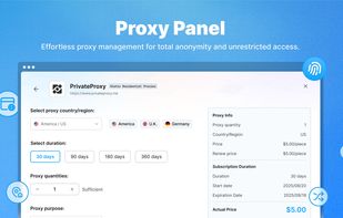 Test, filter, and manage unlimited proxies with our built-in tools. RoxyBrowser supports all key protocols and offers powerful batch and deduplication features. You can even buy high-quality residential proxies directly from our in-app store, streamlining your proxy management with ease.