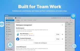 Boost team collaboration and simplify operations with Roxy's Workspace, your all-in one solution for managing multiple accounts and projects. Share workspaces across teams with role-based permissions, transparent activity logs, and strict data isolation. Keep every account consistent while protecting sensitive data in collaborative projects.