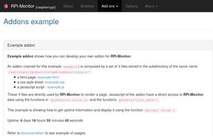 RPi-Monitor screenshot 3
