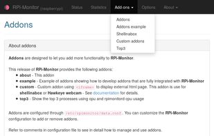 RPi-Monitor screenshot 1
