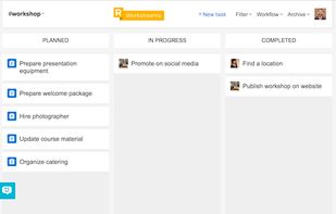 Workstreams Task Board