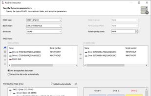 RS RAID Retrieve screenshot 1