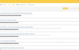 Your Items feeds listing here