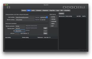 RsyncOSX screenshot 2