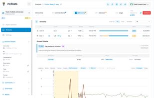rtcStats screenshot 3