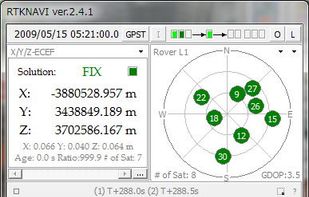 RTKLIB screenshot 3