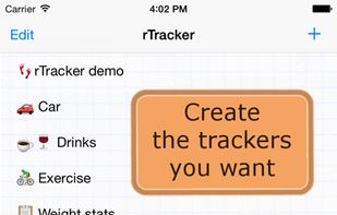 rTracker screenshot 1