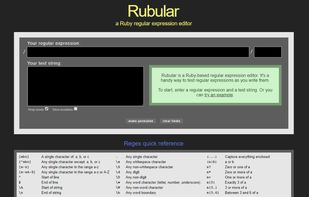 Rubular screenshot 1