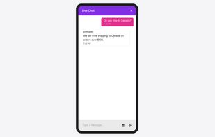 Mobile Website with Conversation