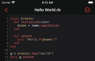 Rubyist screenshot 1