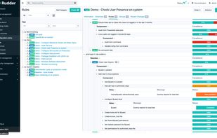 Configurations and rules view
