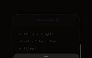 ruff: a writing companion screenshot 3