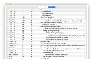 Rummage - Search's Content Tab