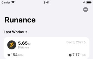 Runance screenshot 2