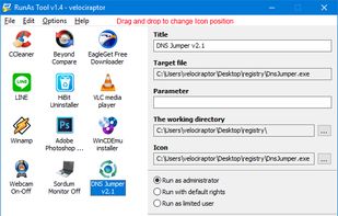 RunAsTool screenshot 1