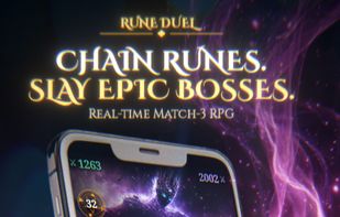 Rune Duel: Dark Match 3 RPG screenshot 1